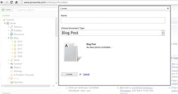 Add Blog Screen Shot